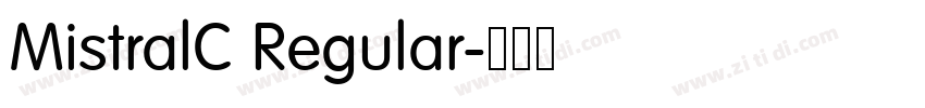 MistralC Regular字体转换 MistralC Regular字体转换